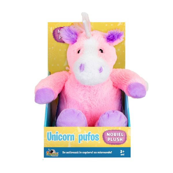 int5170_unicorn_pufos_roz_9_.jpg Jucarie de plus Noriel Plush - Unicorn pufos, roz, 25 cm
