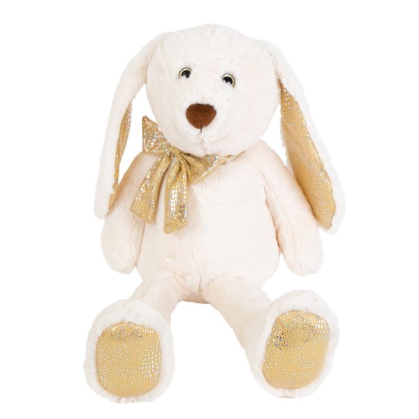 Jucarie de plus, Noriel Plush, Iepuras alb, 34 cm