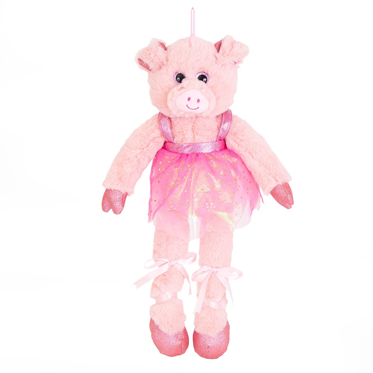 int7471_noriel_plush_purcelusa_balerina_45cm_1_.jpg Jucarie de plus, Noriel, Purcelusa balerina, 45 cm