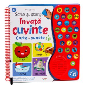 invata_cuvinte.jpg Scrie si sterge. Invata cuvinte. Carte cu sunete (transport gratuit)
