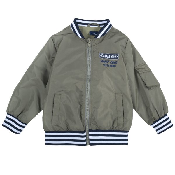 Jacheta bomber copii Chicco, verde kaki, 87394