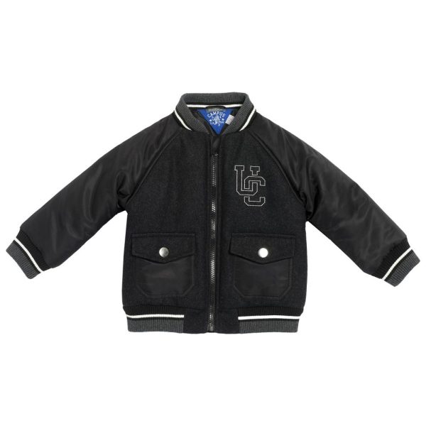 Jacheta Chicco, nailon/lana, negru/albastru, 87164