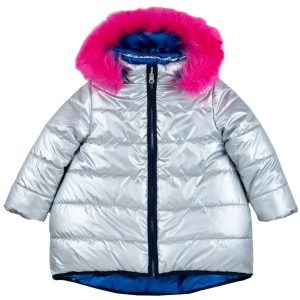 Jacheta reversibila copii Chicco, gluga detasabila, albastru royal/gri, 87534