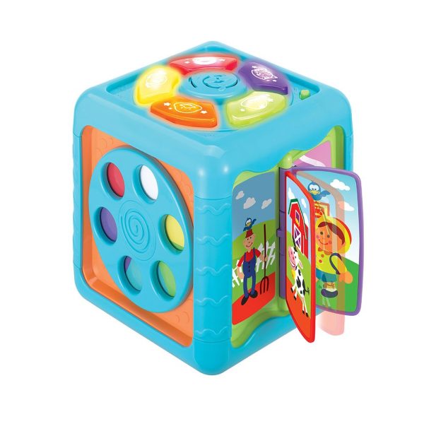 Jucarie de bebelusi Winfun, cub de activitati