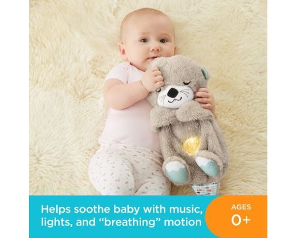Jucarie de plus interactiva pentru bebelusi Fisher Price vidra