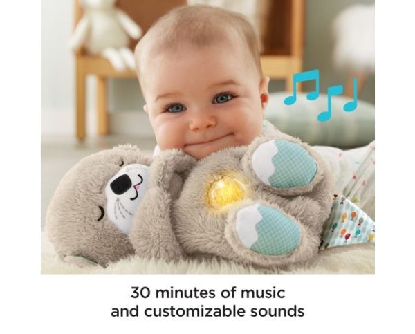 Jucarie de plus interactiva pentru bebelusi Fisher Price vidra