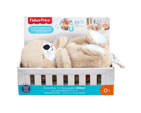 Jucarie de plus interactiva pentru bebelusi Fisher Price vidra