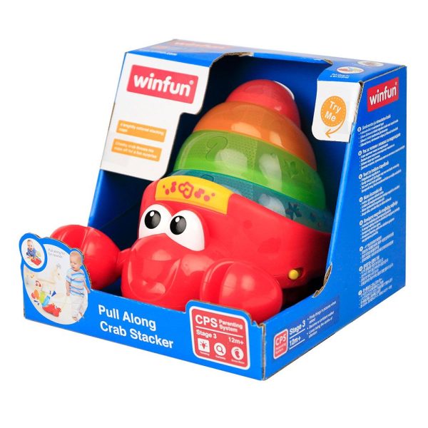 jucarie_muzicala_de_tras_winfun_crab_cu_inele_3.jpg Jucarie muzicala de tras Winfun Crab cu inele