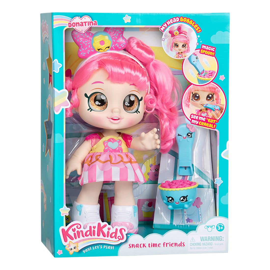 Papusa cu accesorii Kindi Kids, Donatina