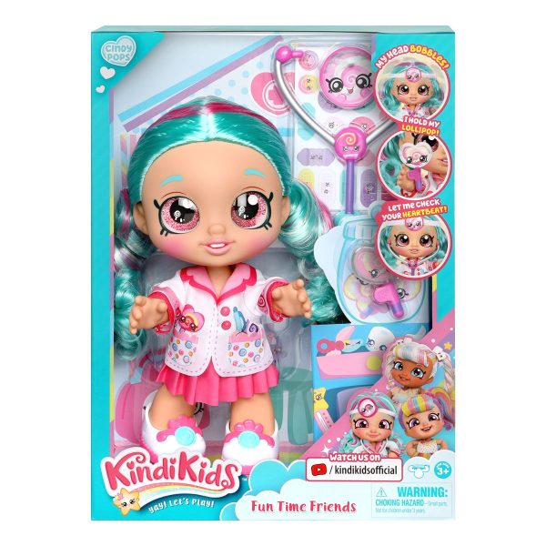 Papusa Dr Cindy Pops, Kindi Kids, cu accesorii