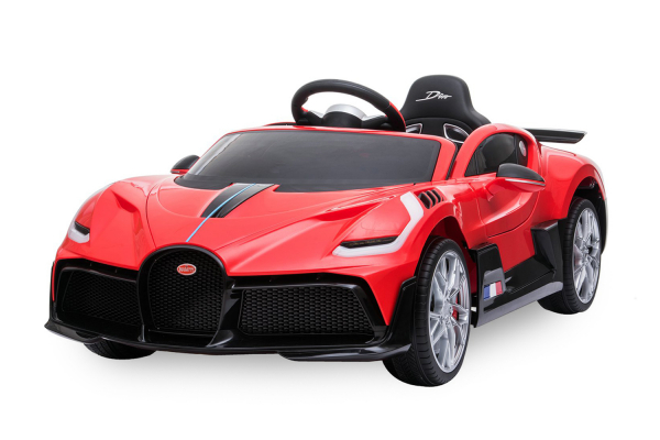 Masinuta electrica Buggati Divo 2x45W 12V PREMIUM Rosu