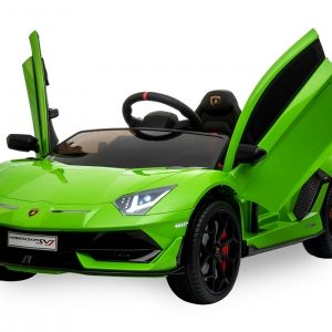 Masinuta electrica Lamborghini Aventador SVJ 90W 12V PREMIUM Verde