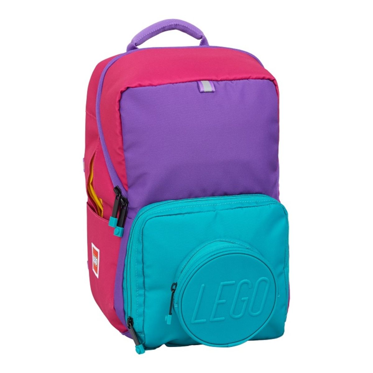 lg-20208-2108.jpg Ghiozdan Madsen LEGO Core Line, Brick 1x1, roz/violet