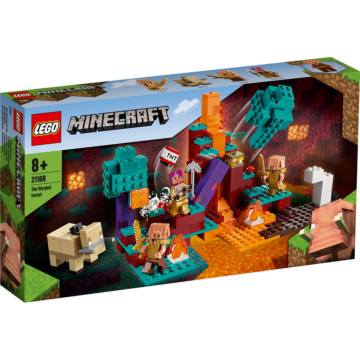 lg21168_001w_lego_minecraft_-_padurea_deformata_21168_.jpg LEGO® Minecraft™ - Padurea deformata (21168)