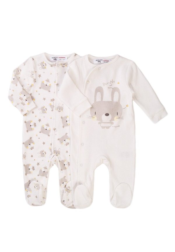 little_3.jpg Set 2 salopete cu maneca lunga Minoti Baby, Little, Bunny and Bee