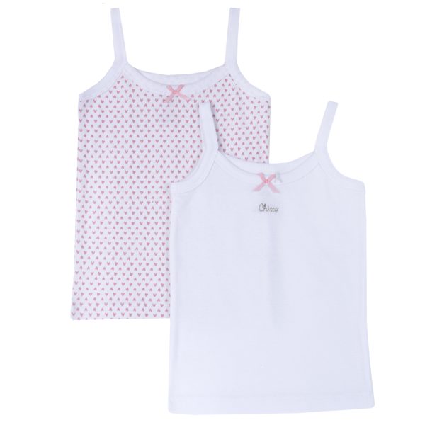 maieu-fetite-chicco-set-2-buc-alb-cu-roz-11488_35066_1_1614844308.jpg Maieu fetite Chicco, set 2 buc, alb cu roz, 11488