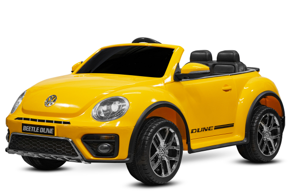 Masinuta electrica VW Beetle Dune Cabrio STANDARD Galben