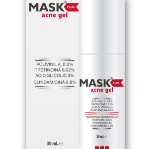 mask-plus-acne-gel-produs-solartium.jpg Mask Plus Acne Gel, 30 ml, Solartium