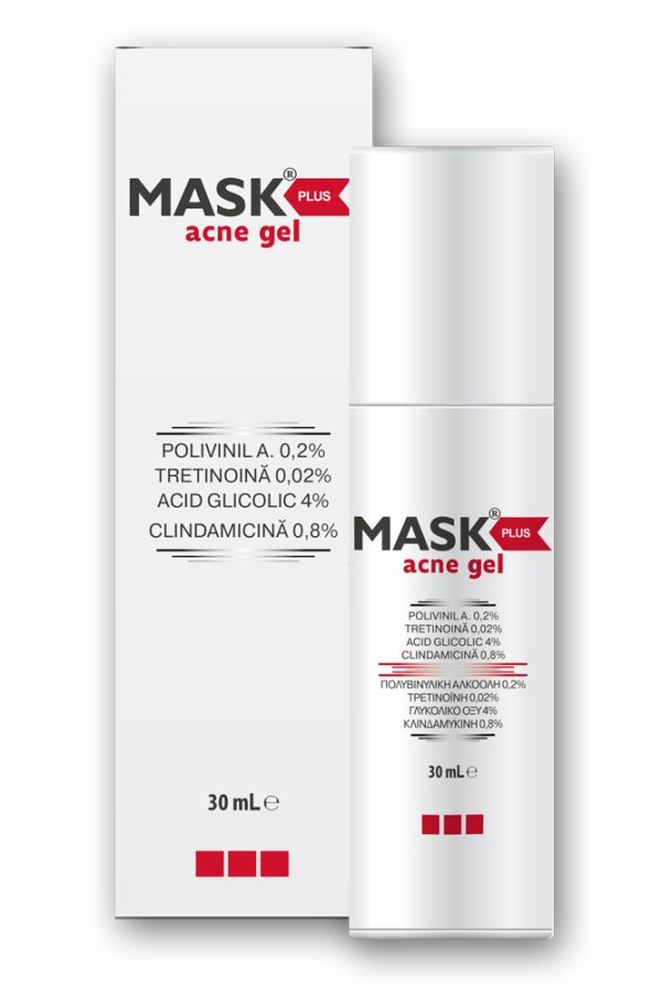 mask-plus-acne-gel-produs-solartium.jpg Mask Plus Acne Gel, 30 ml, Solartium