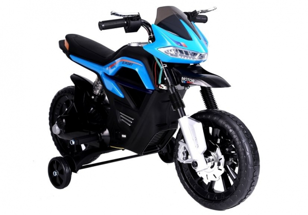 Motocicleta electrica pentru copii BJT5158 45W 6V STANDARD Albastru