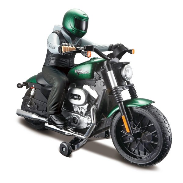motocicleta-rc-maisto-harley-davidson-nightster-xl-1200n_4.jpg Motocicleta cu telecomanda Maisto Harley-Davidson Nightster XL 1200N, Verde