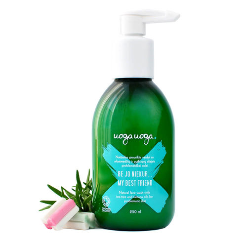 My best friend: Gel natural de curatare pentru fata pentru tenul gras, mixt si problematic | Uoga Uoga