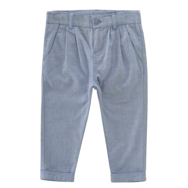Pantalon lung copii Chicco, albastru
