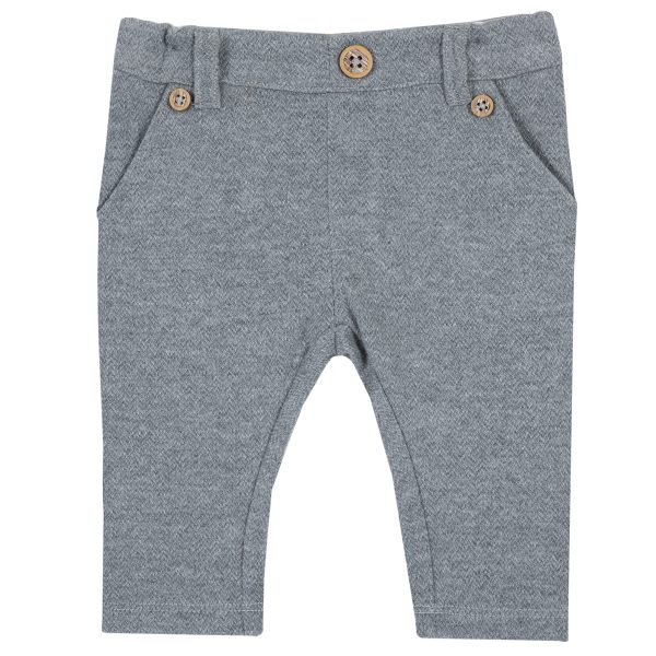 Pantaloni lungi copii Chicco, gri, 94684