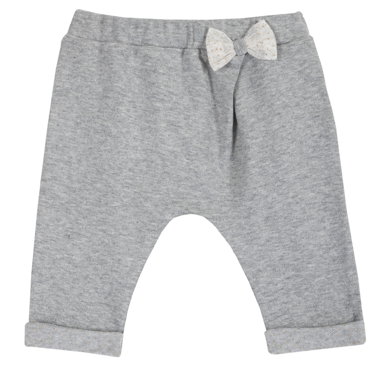 Pantaloni copii lung Chicco, gri deschis, 08048