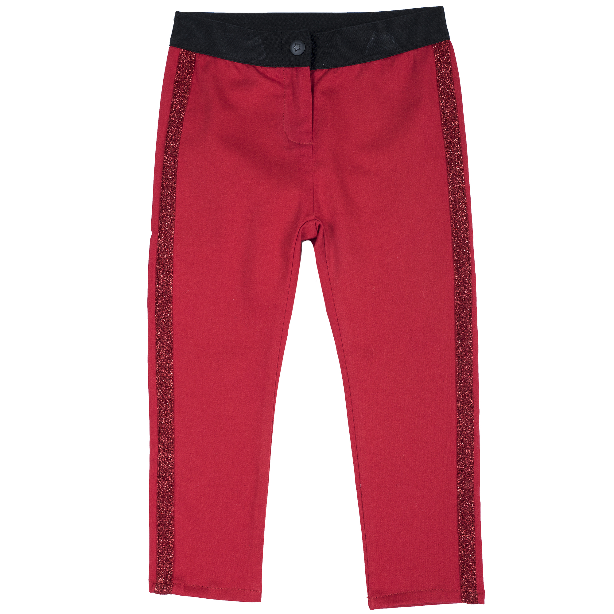 Pantaloni lungi copii Chicco, slim fit, rosu, 08089