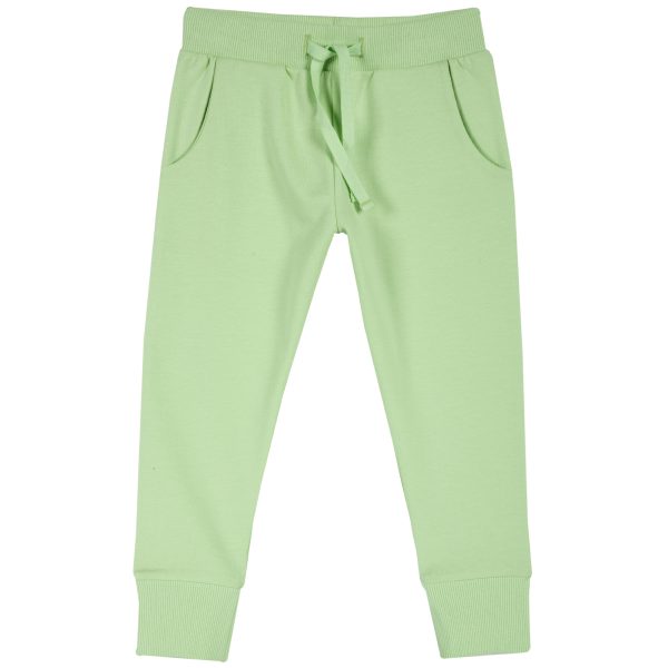 Pantalon trening copii Chicco, manseta elastica, verde, 24932