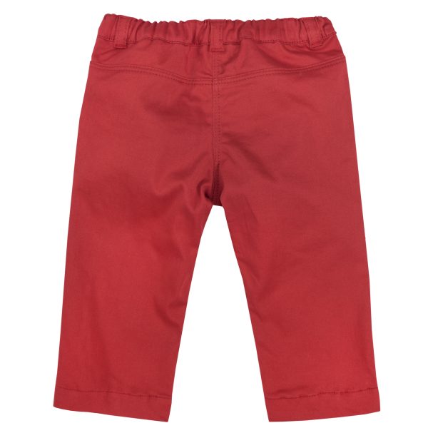Pantalon copii trei sferturi Chicco, rosu cu roz, 24995