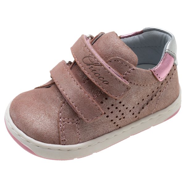 pantof-gyron-23_24697_1_1555057470.jpg Pantof sport pentru fetite, Chicco Gyron, piele roz cu sclipici, 61536