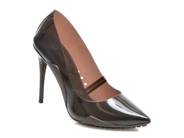 Pantofi ALDO maro, SCULPTCLEAR201, din pvc