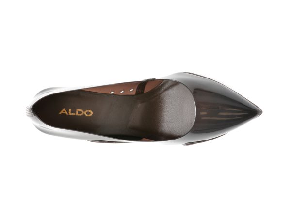 Pantofi ALDO maro, SCULPTCLEAR201, din pvc