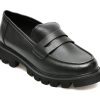 Pantofi EPICA negri, V690D12, din piele naturala