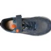 Pantofi GEOX bleumarin, J169BC, din material textil si piele naturala