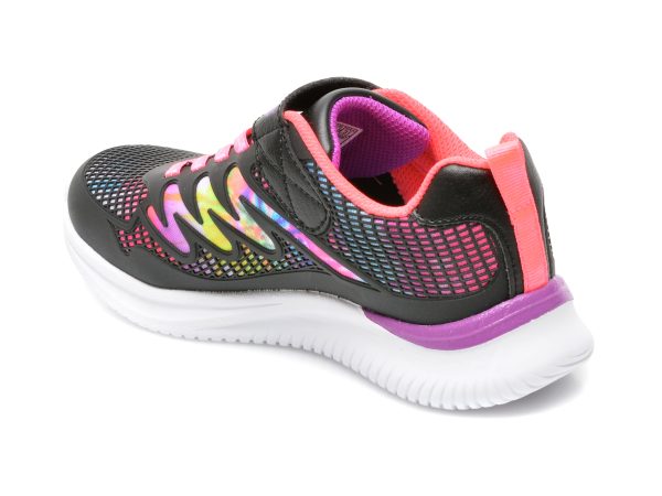 Pantofi SKECHERS negri, JUMPSTERS, din piele ecologica