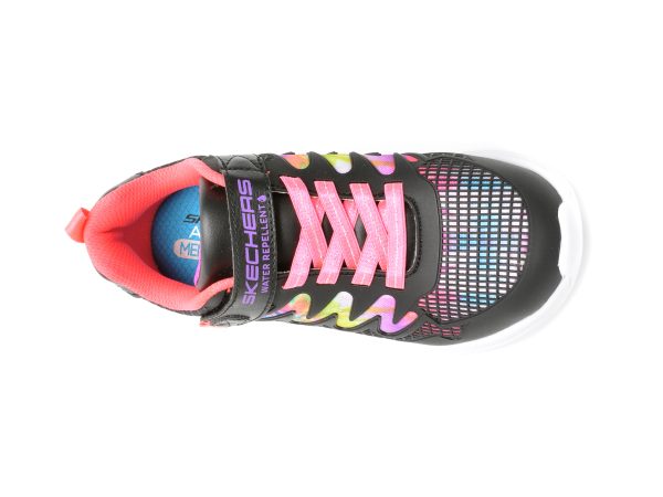 Pantofi SKECHERS negri, JUMPSTERS, din piele ecologica