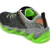 Pantofi SKECHERS negri, MEGA-SURGE, din piele ecologica