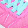 Pantofi SKECHERS roz, GLIMMER KICKS, din piele ecologica