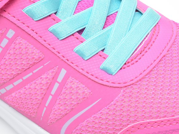 Pantofi SKECHERS roz, GLIMMER KICKS, din piele ecologica