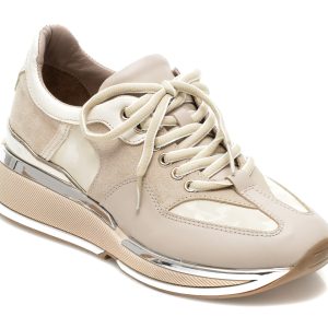 Pantofi sport EPICA bej, 3745056, din piele naturala