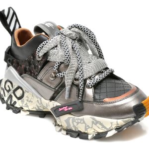Pantofi sport FLAVIA PASSINI gri, 440312X, din piele naturala