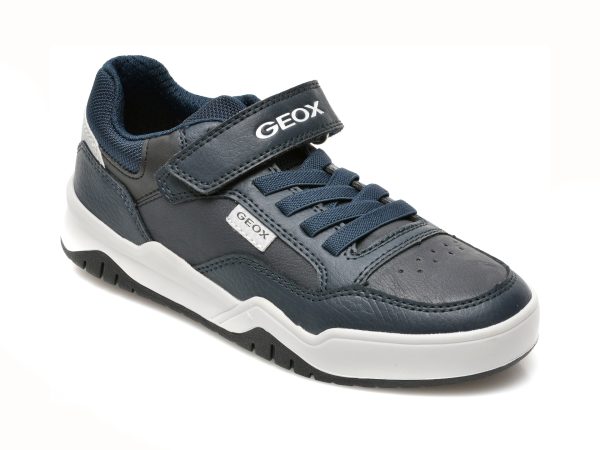 Pantofi sport GEOX bleumarin, J167RB, din piele ecologica