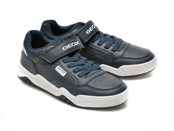 Pantofi sport GEOX bleumarin, J167RB, din piele ecologica