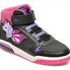 Pantofi sport GEOX negre, J16ASC, din piele ecologica