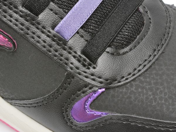 Pantofi sport GEOX negre, J16ASC, din piele ecologica