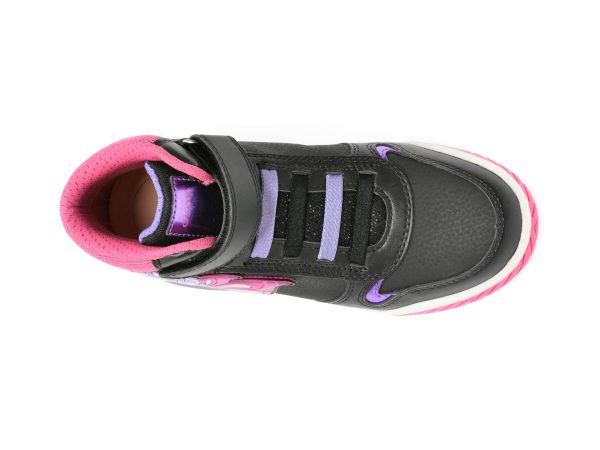 Pantofi sport GEOX negre, J16ASC, din piele ecologica
