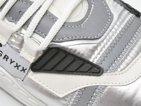 Pantofi sport GRYXX aurii, MK11951, din material textil si piele ecologica